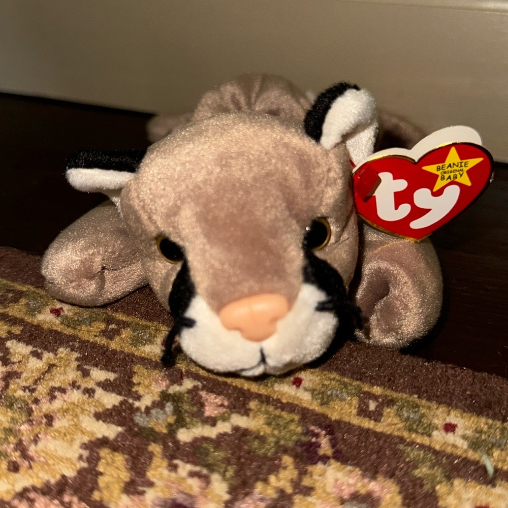Vintage Beanie Baby Canyon mountain lion from 1998